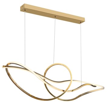 Iduna Suspension Luminaires Globo Lighting LED Or, 1 lumière, Télécommandes