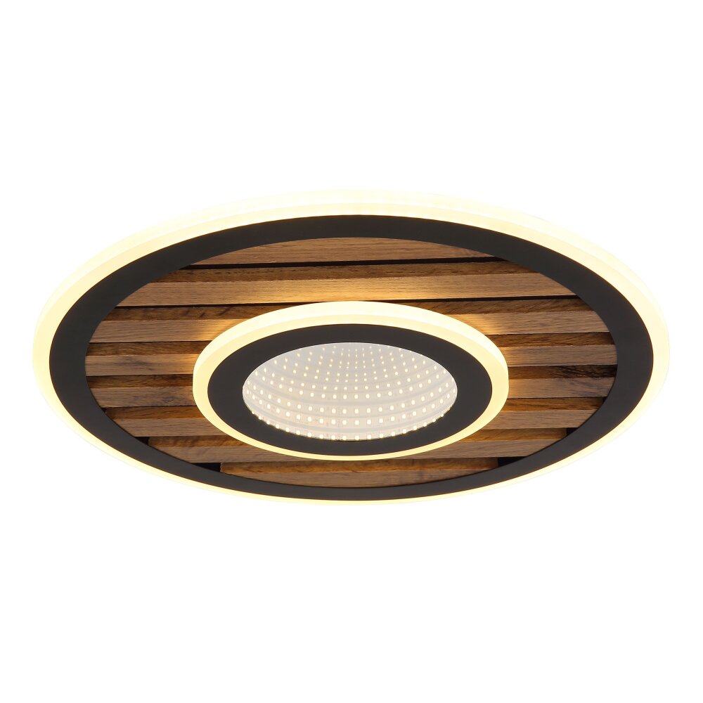 Woody Plafonnier Luminaires Globo Lighting LED Écru, Noir, 1 lumière main product photo