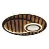 Woody Plafonnier Luminaires Globo Lighting LED Écru, Noir, 1 lumière