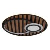 Woody Plafonnier Luminaires Globo Lighting LED Écru, Noir, 1 lumière