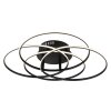 Kombos Plafonnier Luminaires Globo Lighting LED Noir, 1 lumière