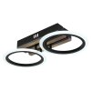 Blevins Plafonnier Luminaires Globo Lighting LED Écru, Noir, 1 lumière