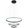 Corine Suspension Luminaires Globo Lighting LED Noir, 1 lumière