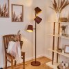 Lampadaire Lungre Rouille, 3 lumières