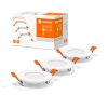 Spot encastrable LEDVANCE DOWNLIGHT SLIM Blanc, 3 lumières