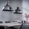 Suspension Spordonk Acier brossé, 2 lumières