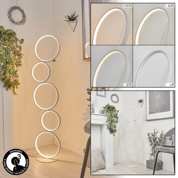 Lampadaire  Kermoguen LED Blanc, 1 lumière
