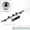 Chehalis Plafonnier, Boule lumineuse Fumé, 5 lumières