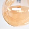 Chehalis Plafonnier, Boule lumineuse Ambre, 5 lumières