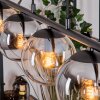 Gastor Suspension, Boule lumineuse, Suspension Ambre, Clair, Fumé, 5 lumières