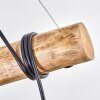 Koyoto Suspension, Boule lumineuse, Suspension Écru, Noir, 5 lumières