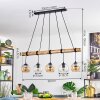 Koyoto Suspension, Boule lumineuse, Suspension Écru, Noir, 5 lumières