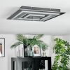 Lidor Plafonnier LED Noir, 1 lumière