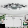 Lidor Plafonnier LED Noir, 1 lumière