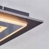 Lidor Plafonnier LED Noir, 1 lumière