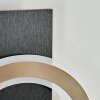 Lidor Applique murale LED Noir, 1 lumière