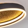 Guine Plafonnier LED Or, Noir, 1 lumière