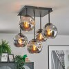 Ripoll Plafonnier, Boule lumineuse Fumé, 5 lumières