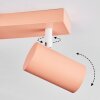 Javel Plafonnier, Spot de plafond Rose, Blanc, 2 lumières