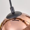 Koyoto Suspension, Boule lumineuse, Suspension Écru, Noir, 5 lumières