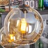 Koyoto Suspension, Boule lumineuse, Suspension Ambre, 6 lumières