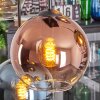 Koyoto Suspension, Boule lumineuse, Suspension Bleu, Or, Vert, Clair, Cuivré, 6 lumières Koyoto Suspension, Boule lumineuse, Suspension Bleu, Or, Vert, Clair, Cuivré, 6 lumières