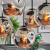 Ripoll Plafonnier, Boule lumineuse Chrome, Fumé, 5 lumières