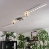 Orina Plafonnier LED Argenté, 1 lumière