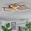 Binor Plafonnier LED Écru, Noir, 1 lumière