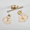 Saire Plafonnier, Spot de plafond Chrome, Laiton, 2 lumières
