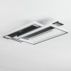 Olian Plafonnier LED Noir, Argenté, 1 lumière