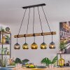 Koyoto Suspension, Boule lumineuse, Suspension Écru, Noir, 5 lumières