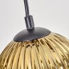 Koyoto Suspension, Boule lumineuse, Suspension Écru, Noir, 5 lumières