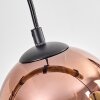 Koyoto Suspension, Boule lumineuse, Suspension Écru, Noir, 5 lumières