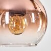 Koyoto Suspension, Boule lumineuse, Suspension Écru, Noir, 5 lumières
