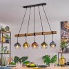 Koyoto Suspension, Boule lumineuse, Suspension Écru, Noir, 5 lumières