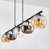 Koyoto Suspension, Boule lumineuse, Suspension Ambre, Chrome, Clair, Fumé, 5 lumières Koyoto Suspension, Boule lumineuse, Suspension Ambre, Chrome, Clair, Fumé, 5 lumières