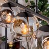 Ripoll Suspension, Boule lumineuse, Suspension Ambre, Clair, Fumé, 5 lumières