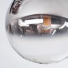 Chehalis Plafonnier, Boule lumineuse Clair, Fumé, 5 lumières