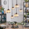 Koyoto Suspension, Boule lumineuse, Suspension Ambre, Clair, 6 lumières