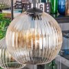Koyoto Suspension, Boule lumineuse, Suspension Ambre, Clair, 6 lumières