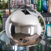 Koyoto Suspension, Boule lumineuse, Suspension Ambre, Bleu, Chrome, Vert, Fumé, 6 lumières