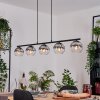 Koyoto Suspension, Boule lumineuse, Suspension Clair, Fumé, 5 lumières