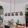 Koyoto Suspension, Boule lumineuse, Suspension Bleu, Vert, Cuivré, 5 lumières