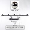 Ripoll Suspension, Boule lumineuse, Suspension Chrome, Fumé, 5 lumières
