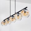 Ripoll Suspension, Boule lumineuse, Suspension Ambre, Clair, 5 lumières