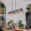 Ripoll Suspension, Boule lumineuse, Suspension Clair, Fumé, 5 lumières