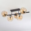Ripoll Plafonnier, Boule lumineuse Ambre, 5 lumières