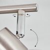Saire Plafonnier, Spot de plafond Chrome, Nickel mat, 2 lumières