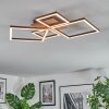 Brina Plafonnier LED Brun, 1 lumière